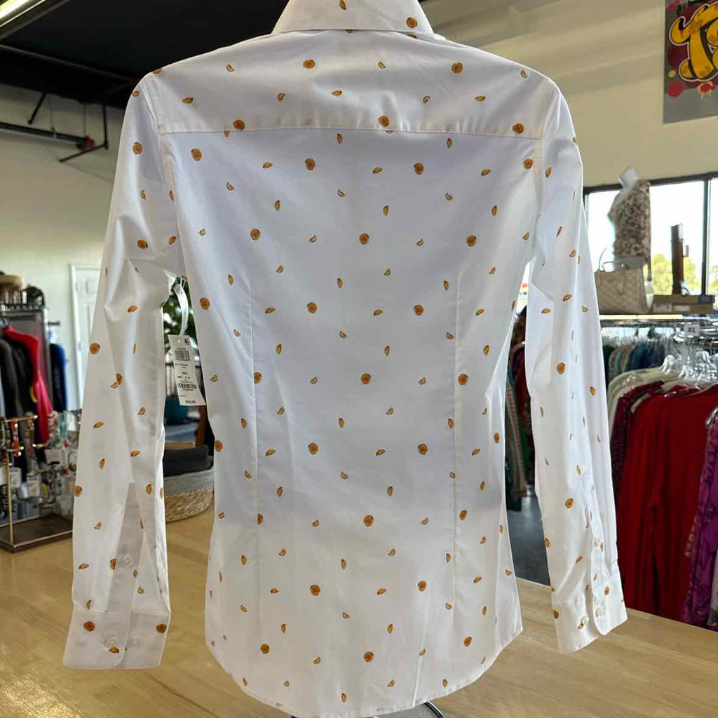 Bar Iii Mens Melon-Print Button Down Dress Shirt