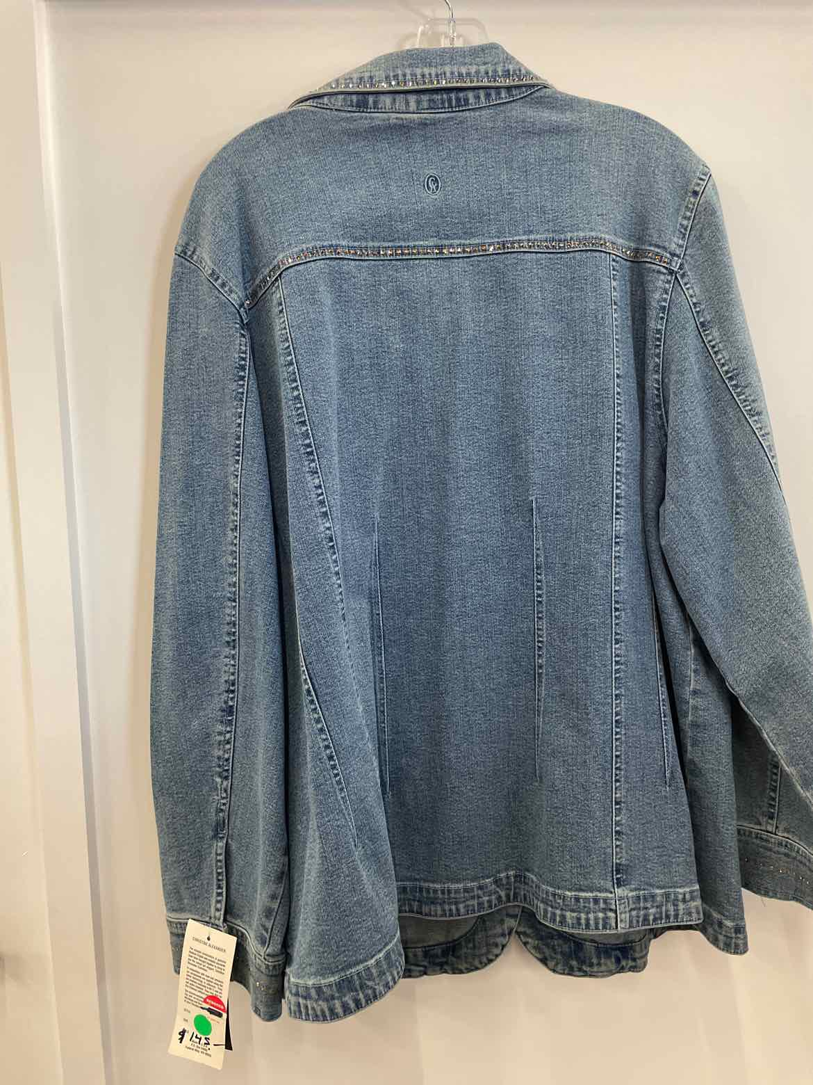 Christine Alexander Size 1X Denim Jacket