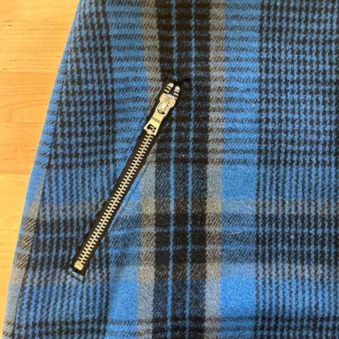 Gap Size 6 Blue Wool Blend Preloved Skirt