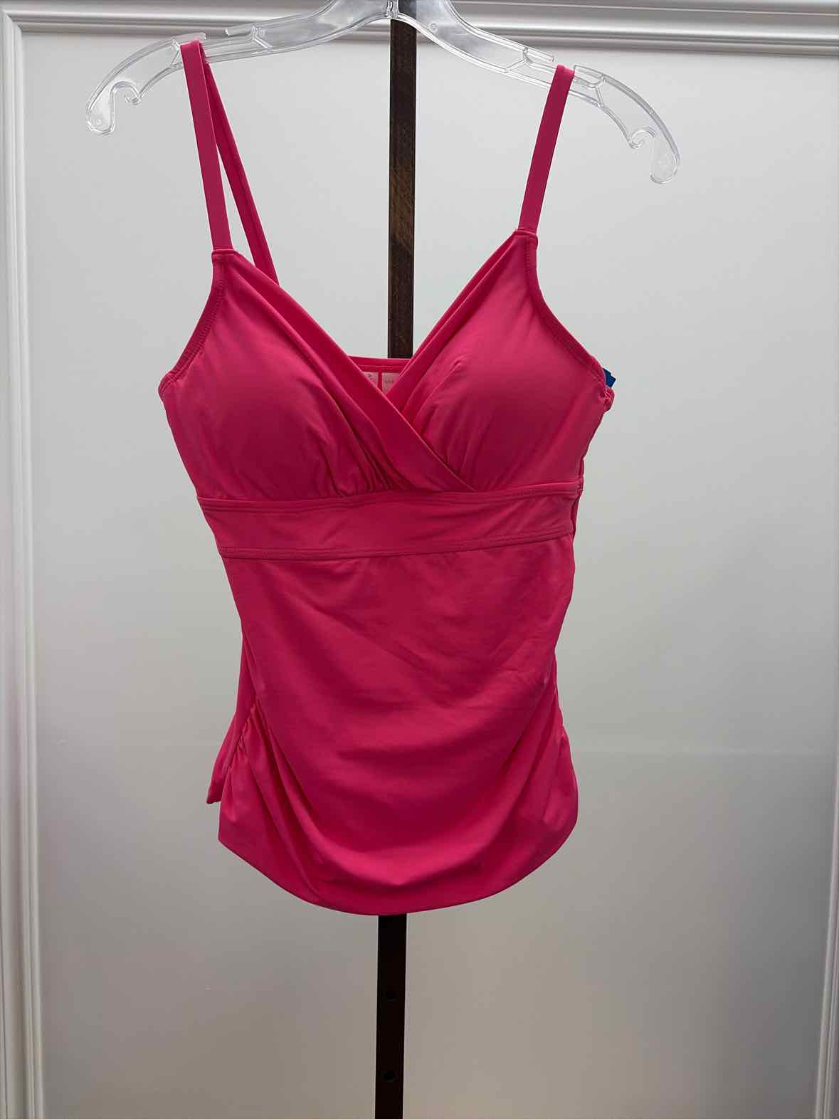 Anne Cole Women's Surplice Underwire Tankini Top - Pink Glow