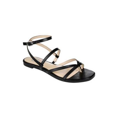 Journee Size 6.5 Black Serissa Sandals