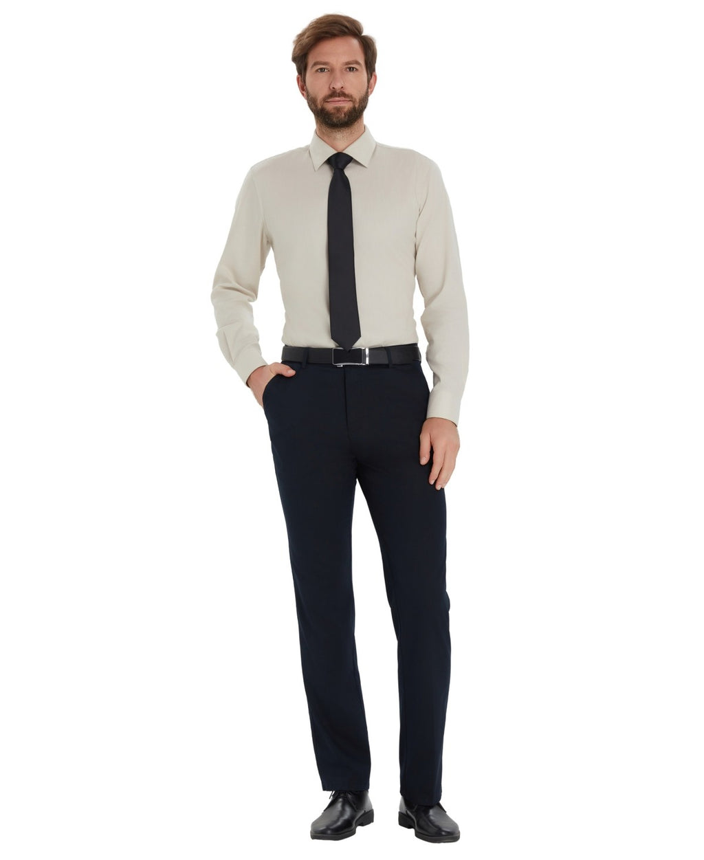 Alfani Men's Herringbone Slim-Fit Dress Shirt