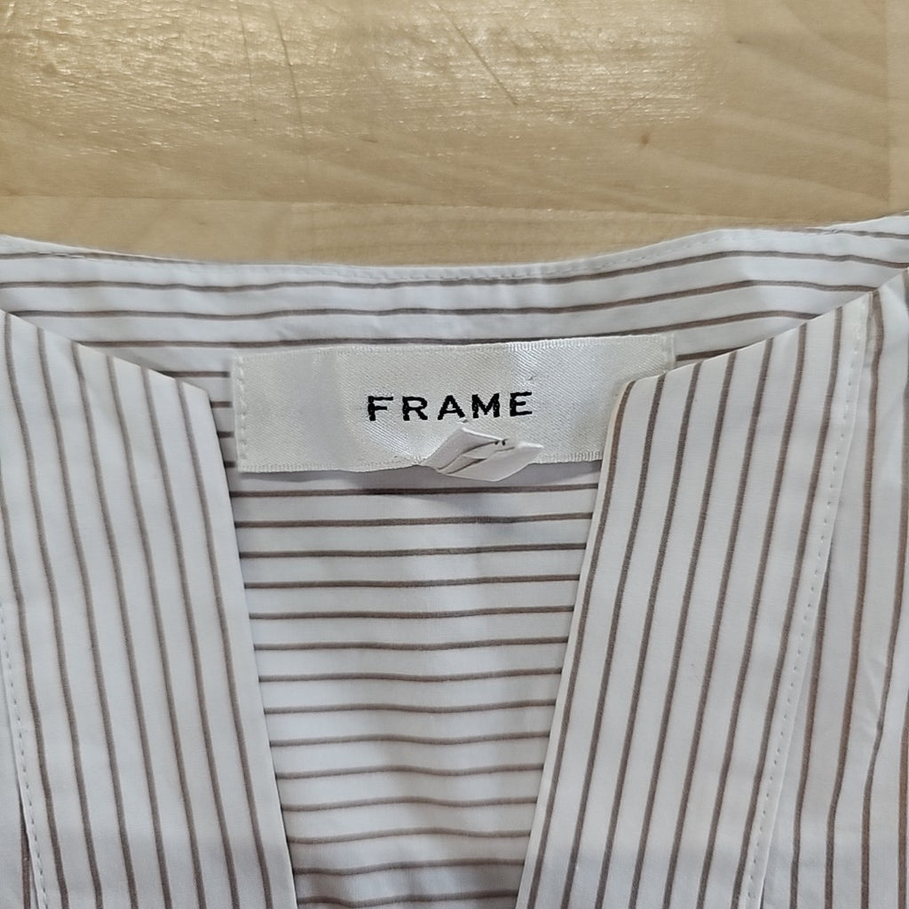 Frame Size L White Blouse