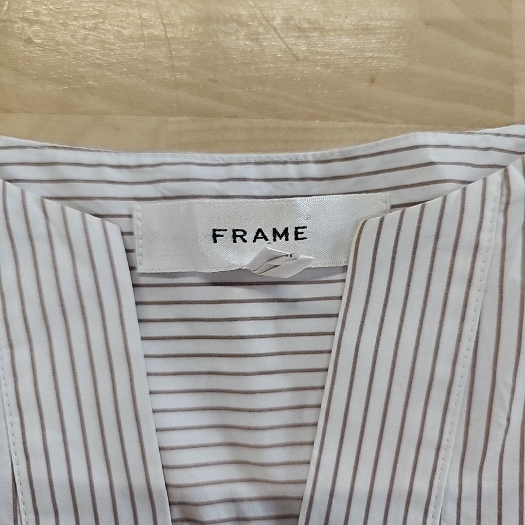 Frame Size L White Blouse