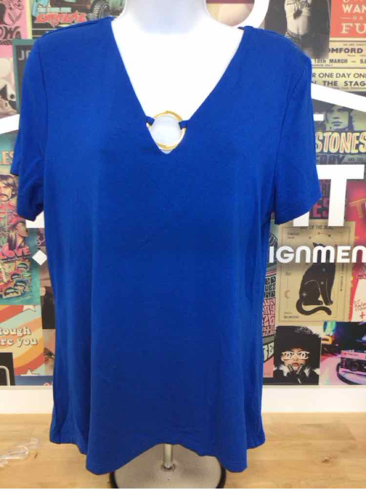 INC Size L Blue Preloved Shirt