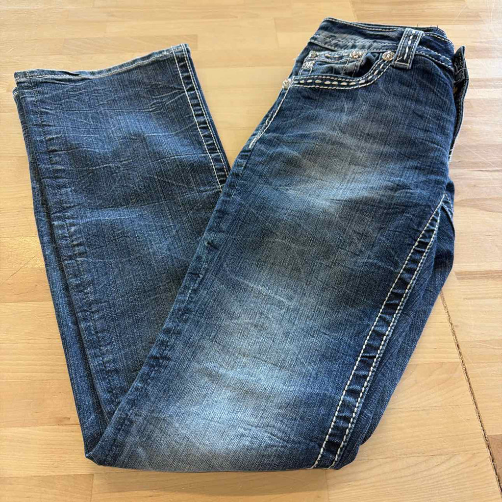 Miss Me Size 27 Blue Denim Preloved Jeans