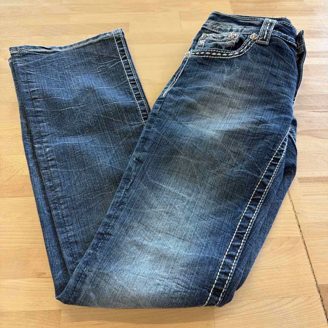 Miss Me Size 27 Blue Denim Preloved Jeans