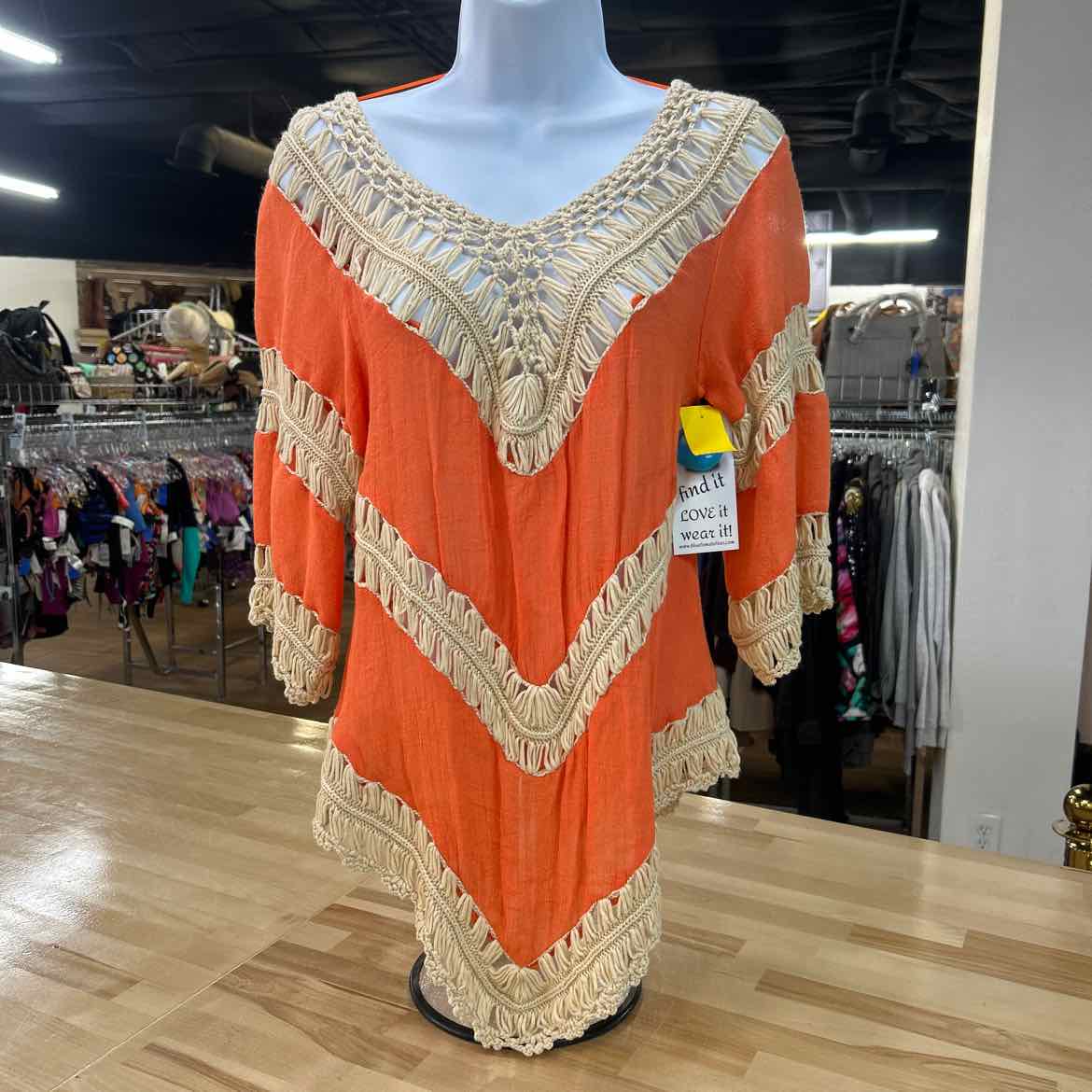 Wishlist. Size S/M Orange Knit New Tunic