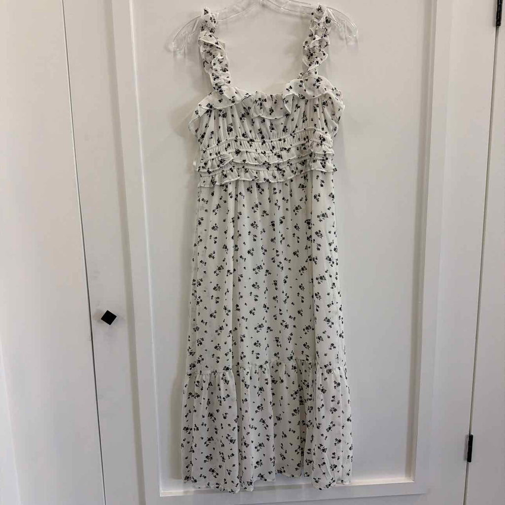 kingston grey Size M White Black Preloved Dress