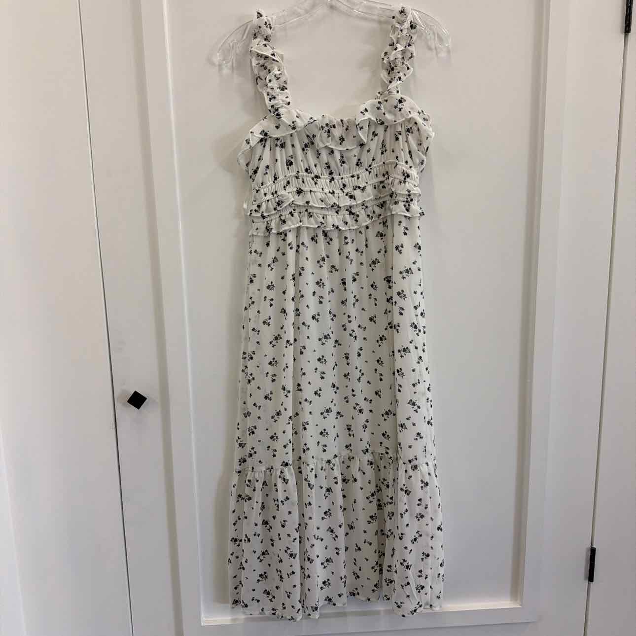 kingston grey Size M White Black Preloved Dress