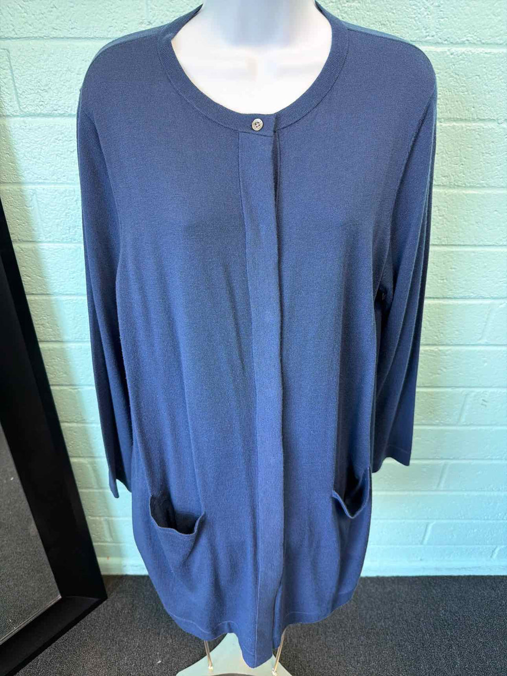 J Jill Size L Blue Cardigan