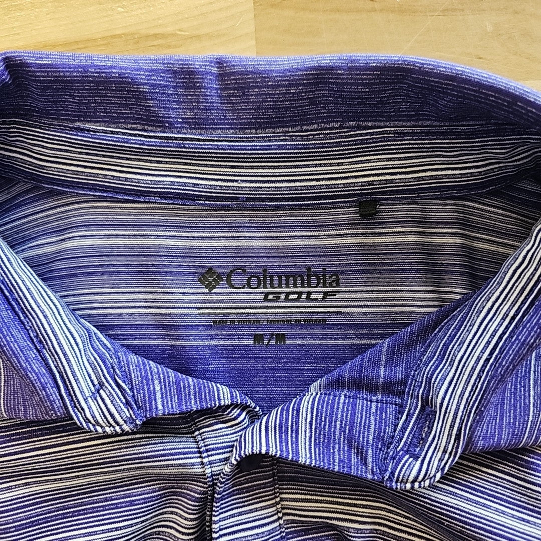 Columbia Men's Size M Purple MENS Polo