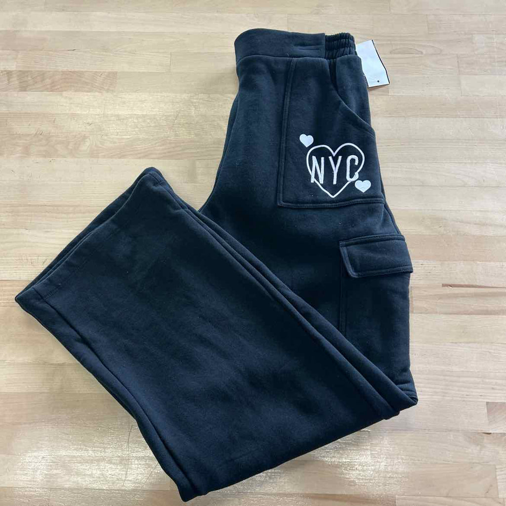 Self Esteem Juniors Cozy Cargo Sweatpants - Black