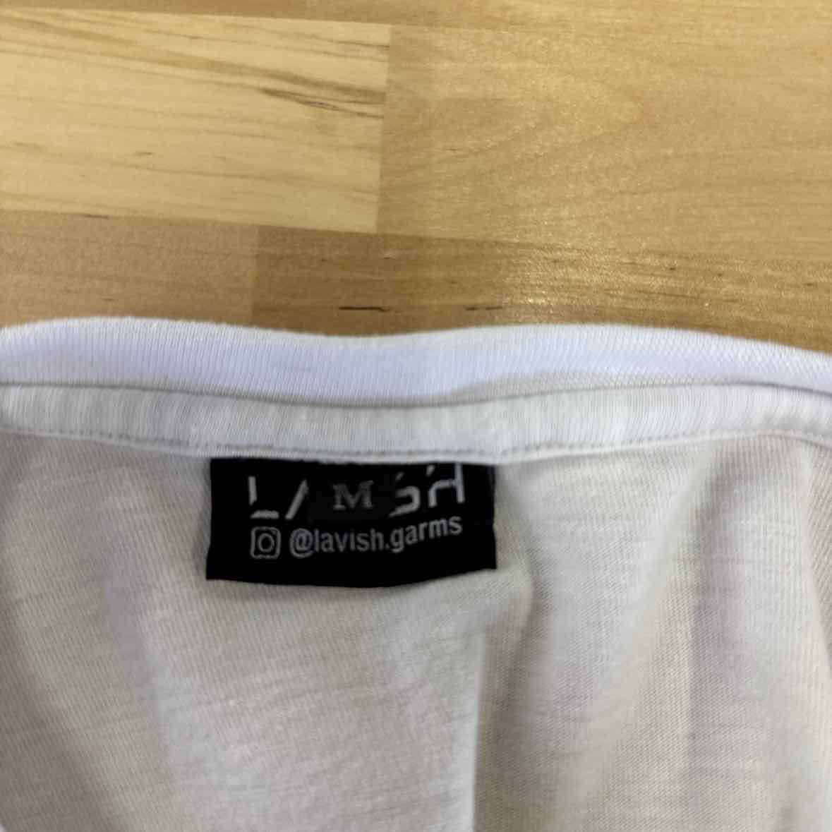 Lavish Men's Size M White MENS T-shirt