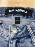 Karl Lagerfeld Size 4 Blue Denim New Jeans