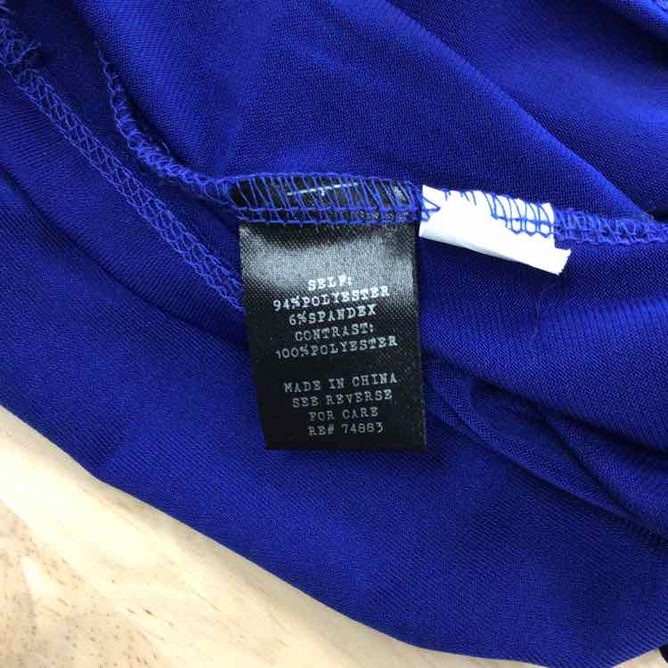 Adiva Size M Blue Preloved Blouse SS