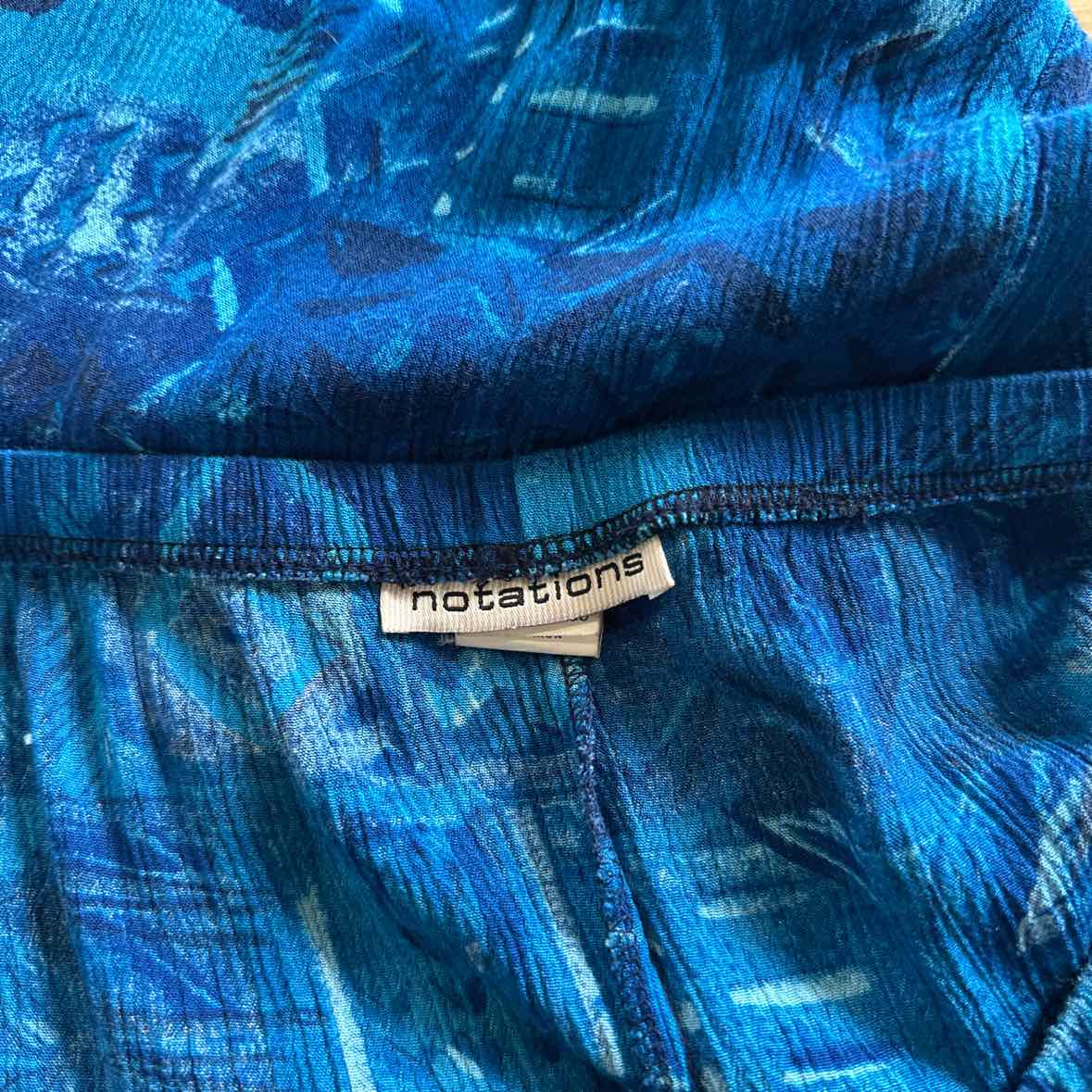 Notations Size XL Blue Skirt