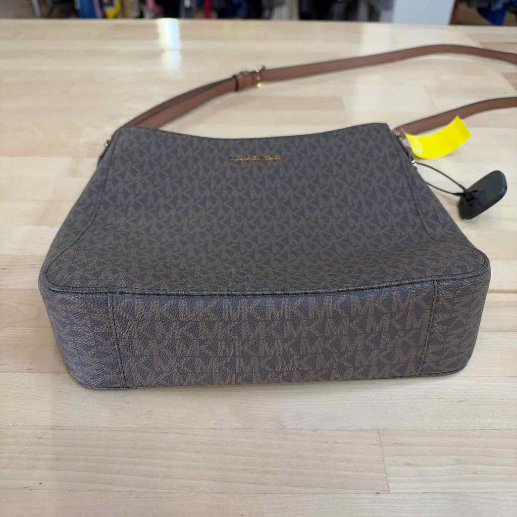 Michael Kors Brown Leather Crossbody