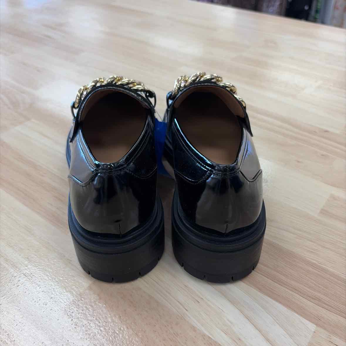 INC Size 8 Women's Brea Chain-Trim Lug Sole Loafers