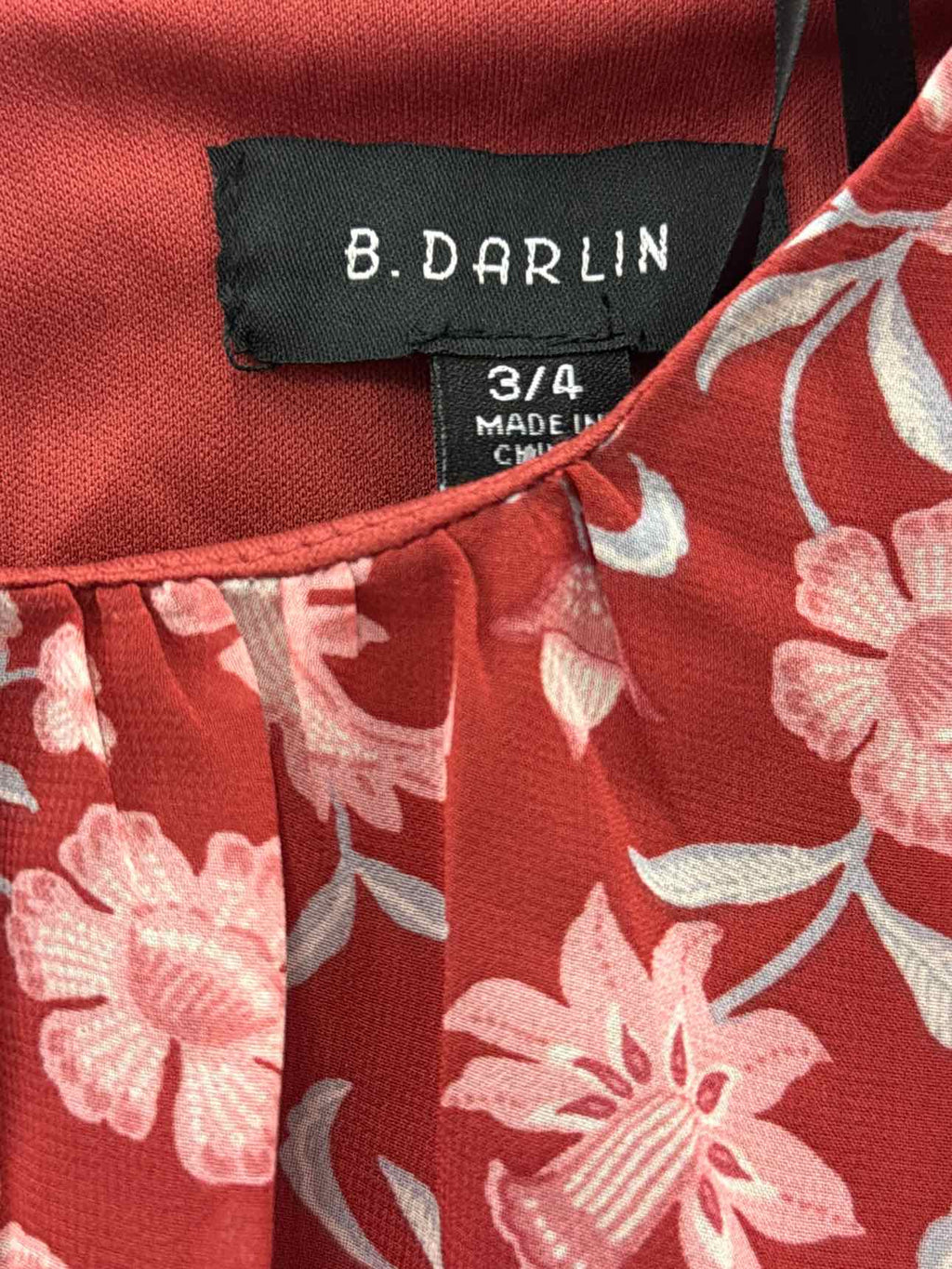 B. Darlin Size 3/4 Red New Dress