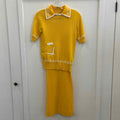 Vivian Wang Size 10P Yellow Preloved 2 pc Dress Set