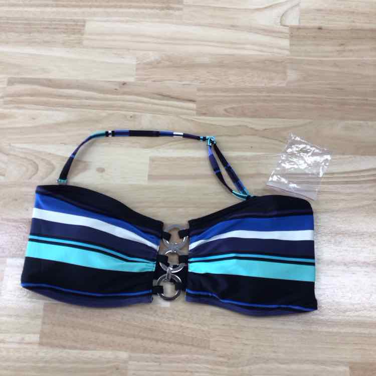 Michael Kors Size XS Bandeau Ring Bikini Top