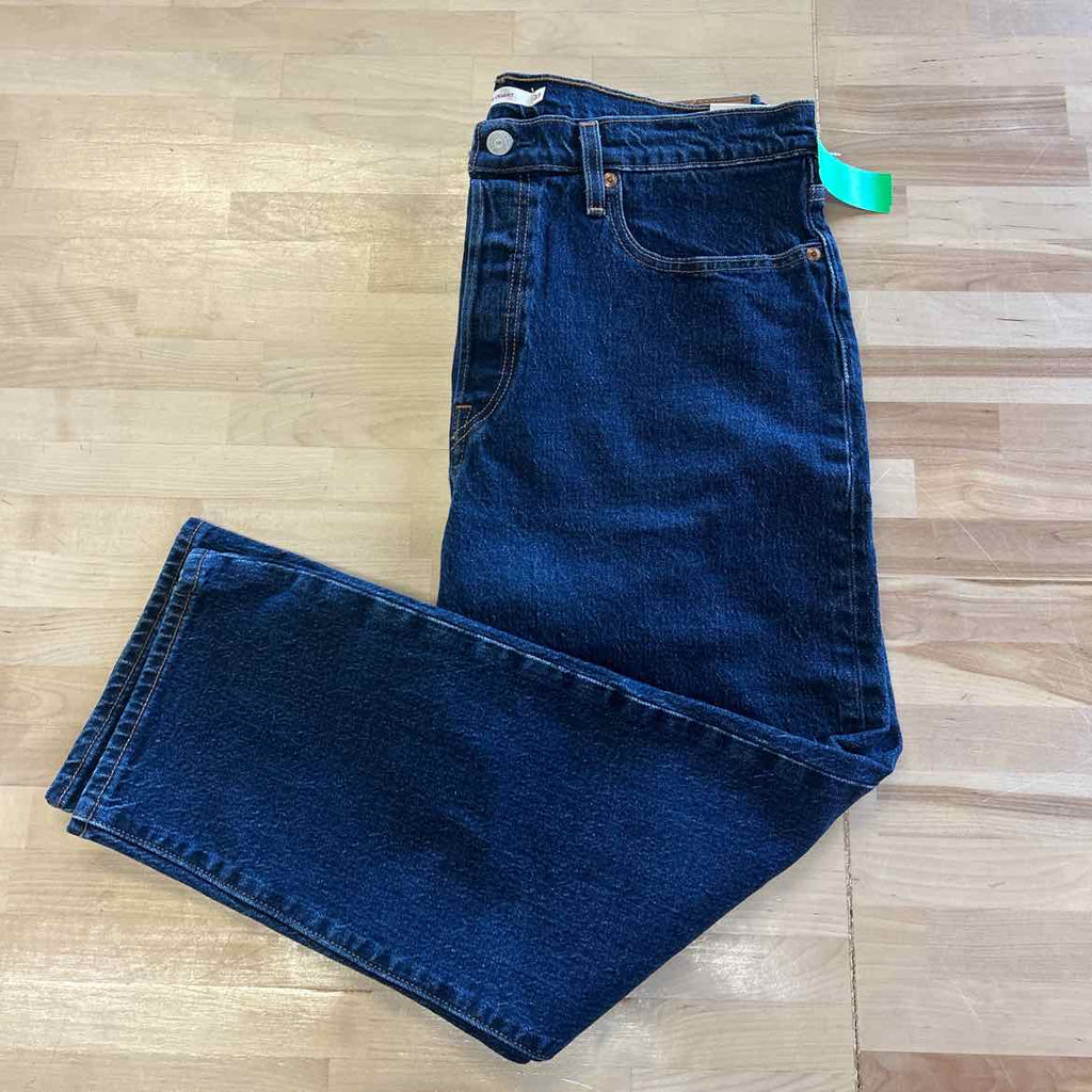 Levi's Size 33x26 Blue Denim New Jeans