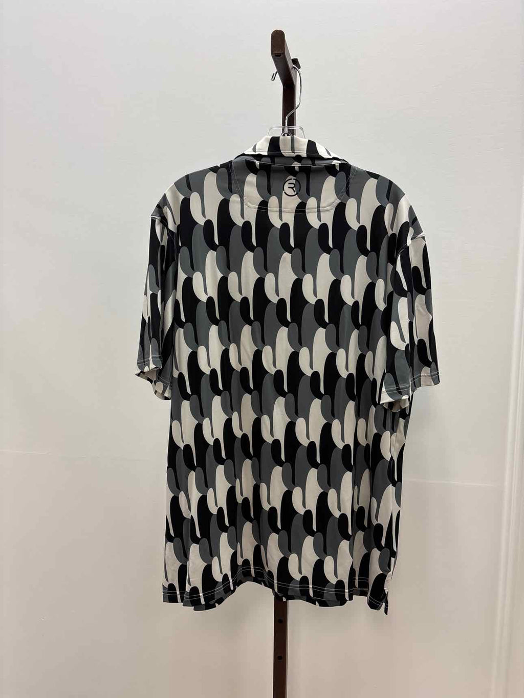 Size 2XL Black White New MENS Polo