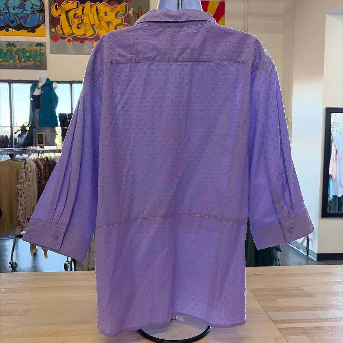 lee Size XL Purple Used Blouse