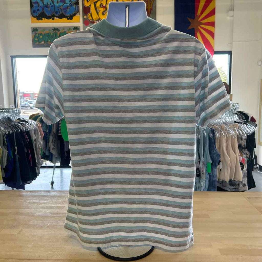 Linksoul Size L Blue/Gray/White Preloved MENS Polo