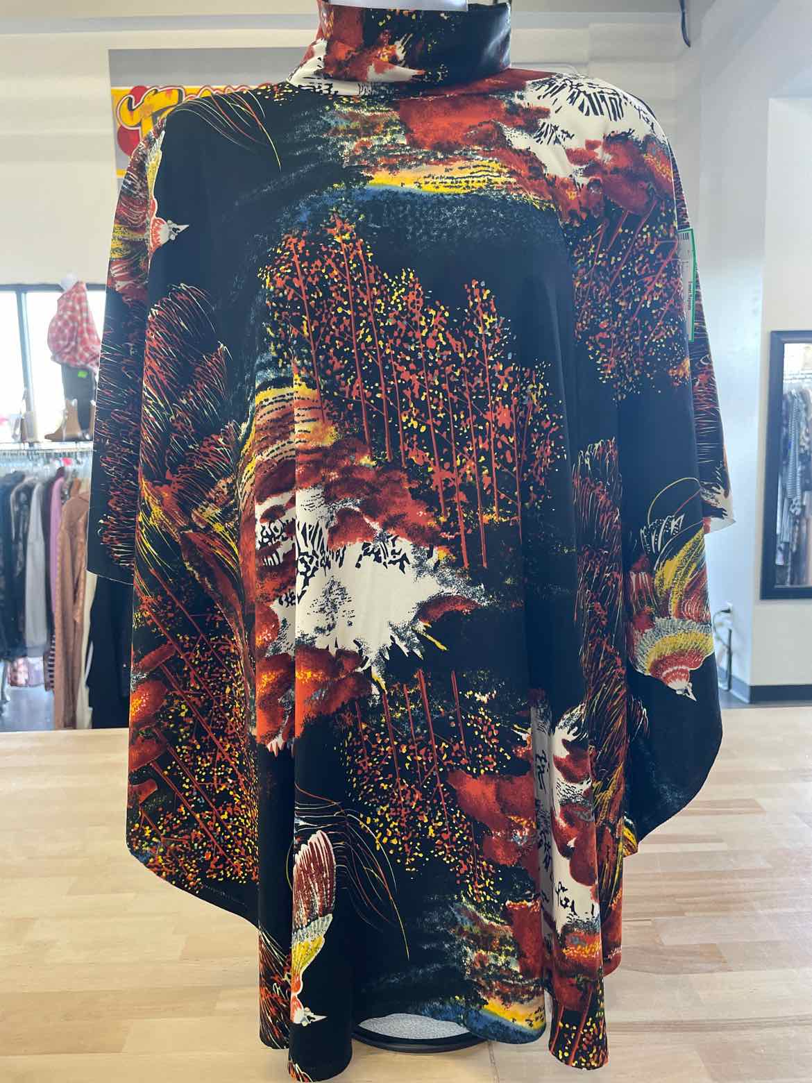 Size M Multi-Color Poncho
