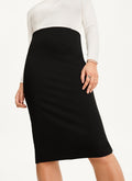 Dkny Pull-on Pencil Skirt - Black