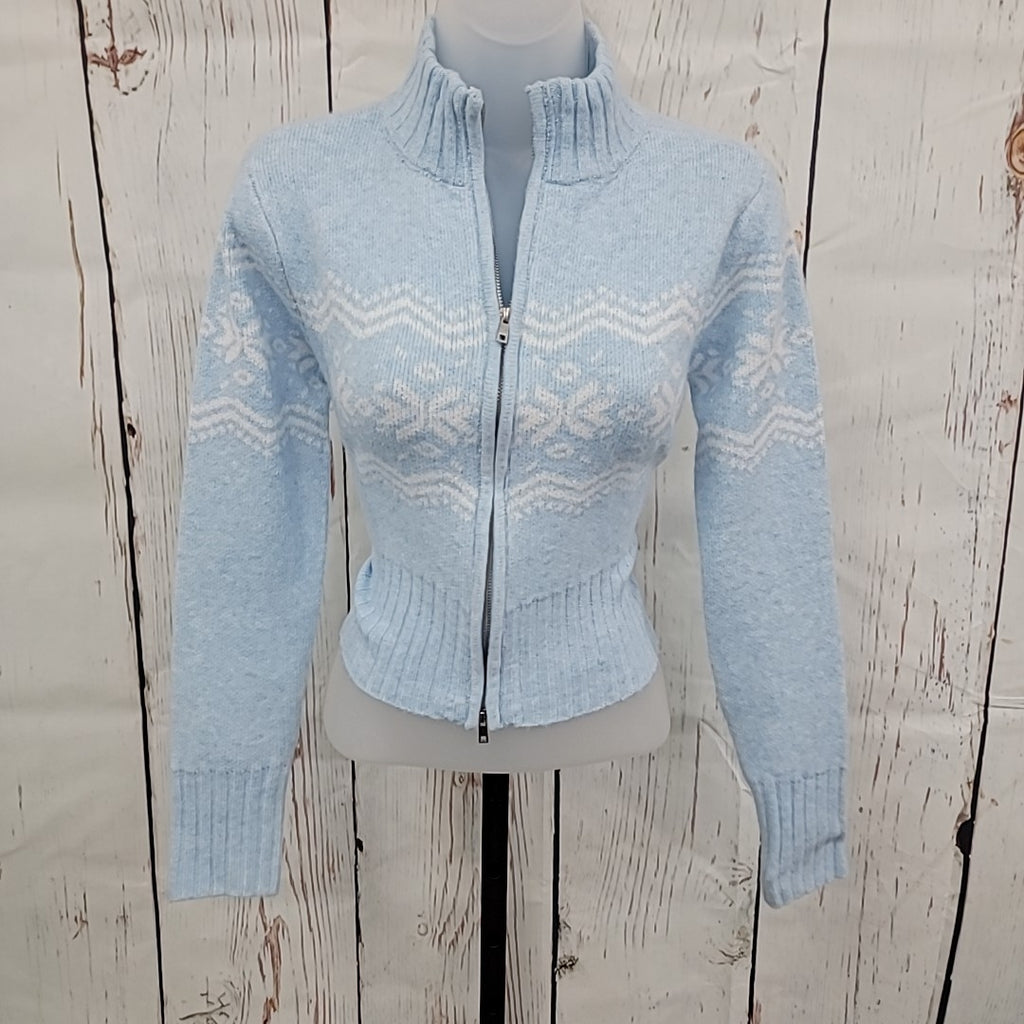 Planet Heart Size S Blue Sweater