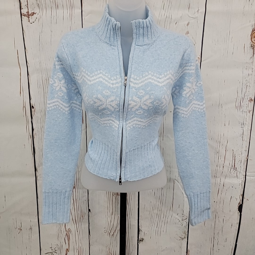 Planet Heart Size S Blue Sweater