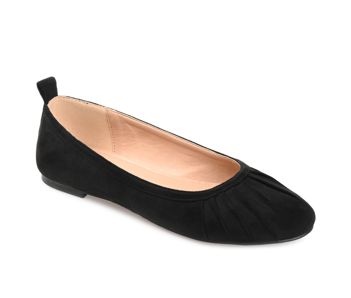 Journee Collection Size 7 Black Flats