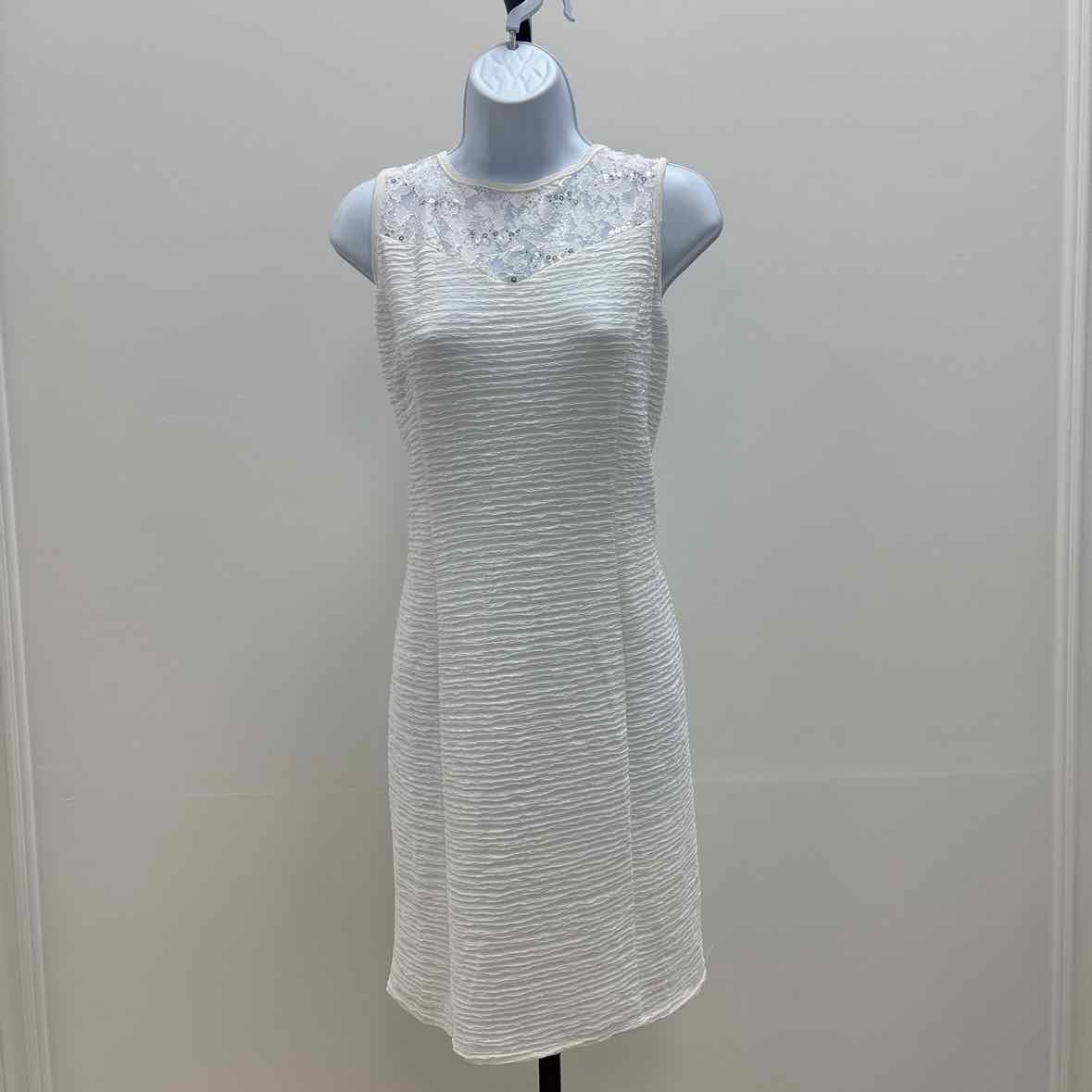 NY Collection Size 10P Novelty Knit and Lace Dresss