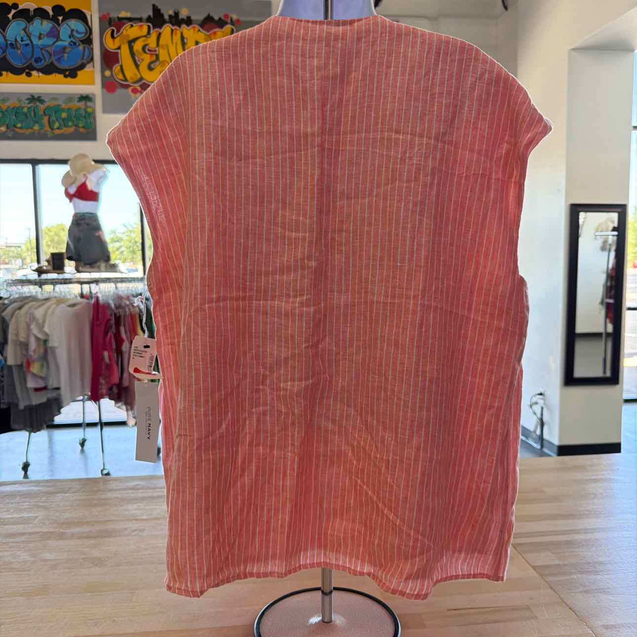 For Cynthia Size XL White Gold Preloved Blouse SS
