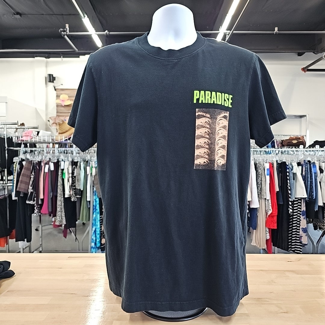 Paradise Men's Size S Black MENS T-shirt