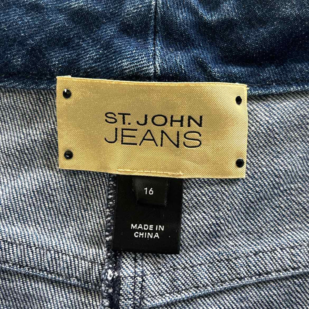 St John's Bay Size 16 Blue Denim Preloved Jeans