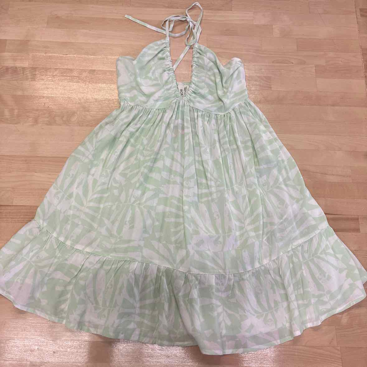 Roxy Juniors' Summer Nights Smocked-Back Halter Dress