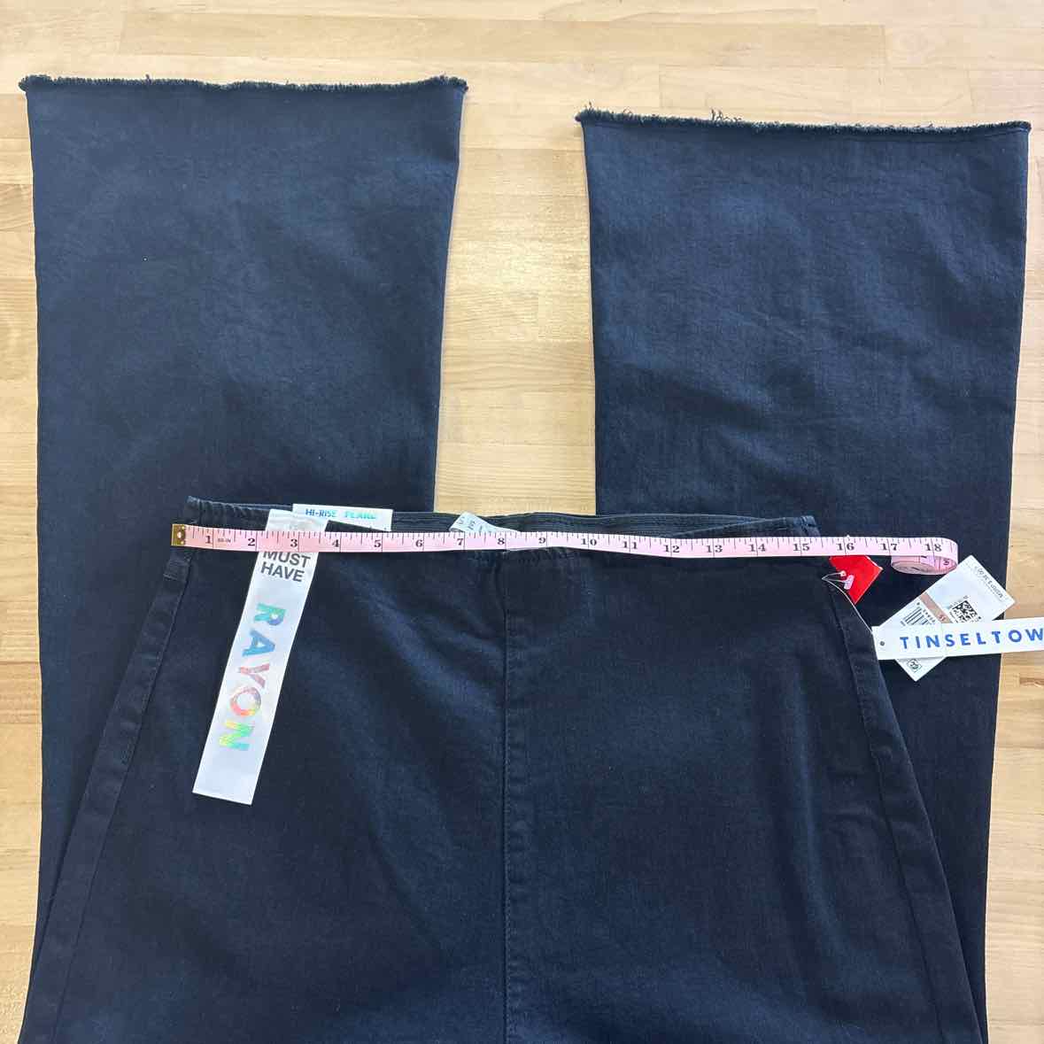 TINSELTOWN Size 15 Black Pants