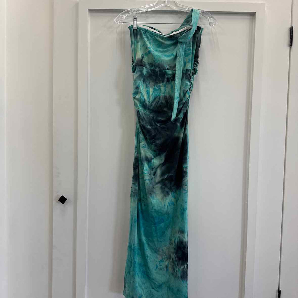 dresstells Size S Teal & Blue New Dress