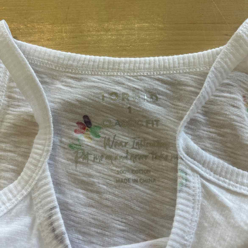 Torrid Size 1X White New Tank