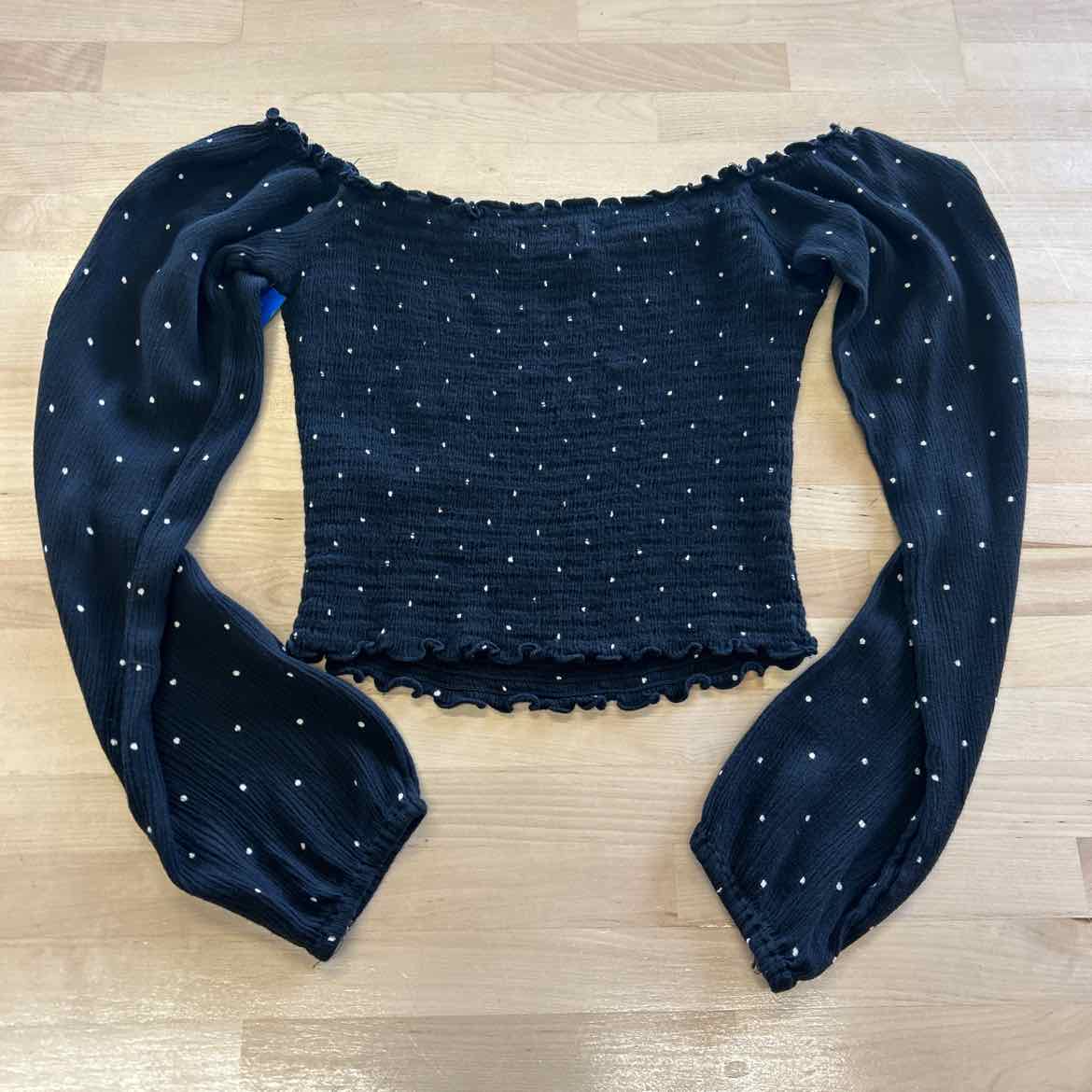 Hollister Size XS Black Blouse