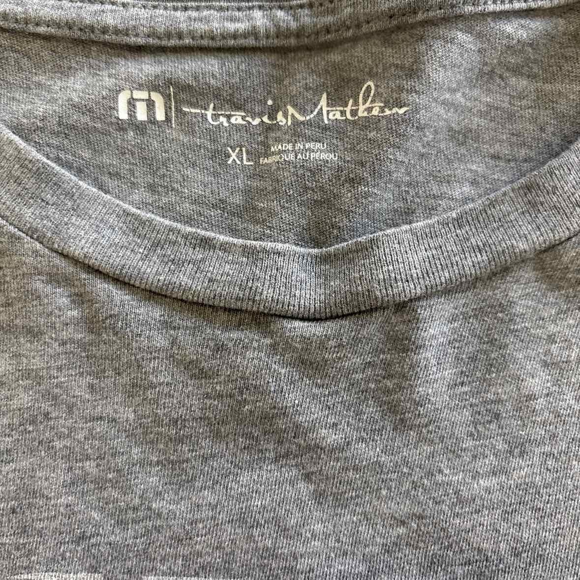 Travis Mathew Size XL Gray T-shirt