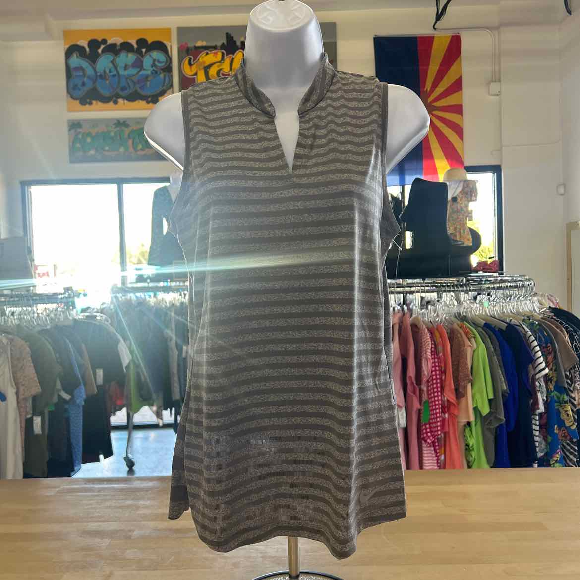 Nike Size S Grey Preloved Athletic Tank