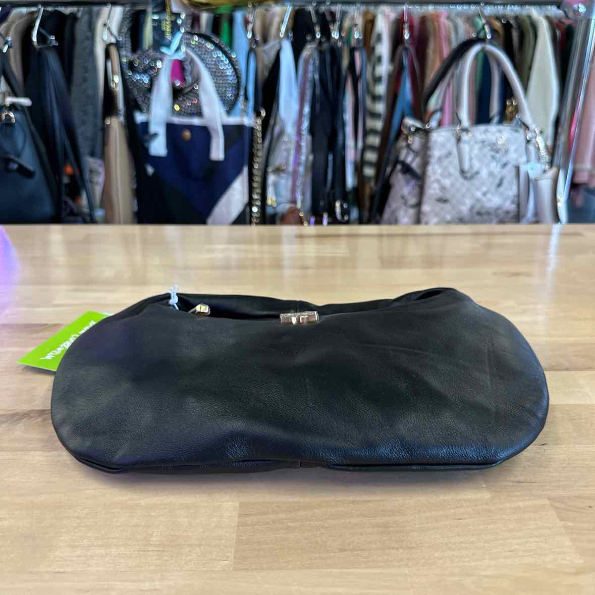Sam Edelman Michaela Leather Mini Hobo Bag - Black