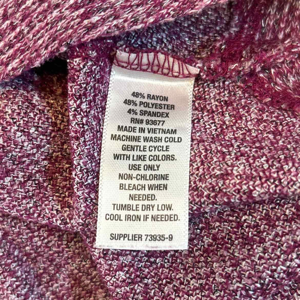a.n.a Size M Purple Preloved Blouse LS