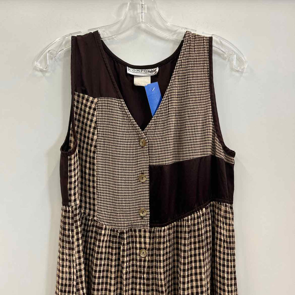 Componix Size L Brown/Tan Preloved Dress