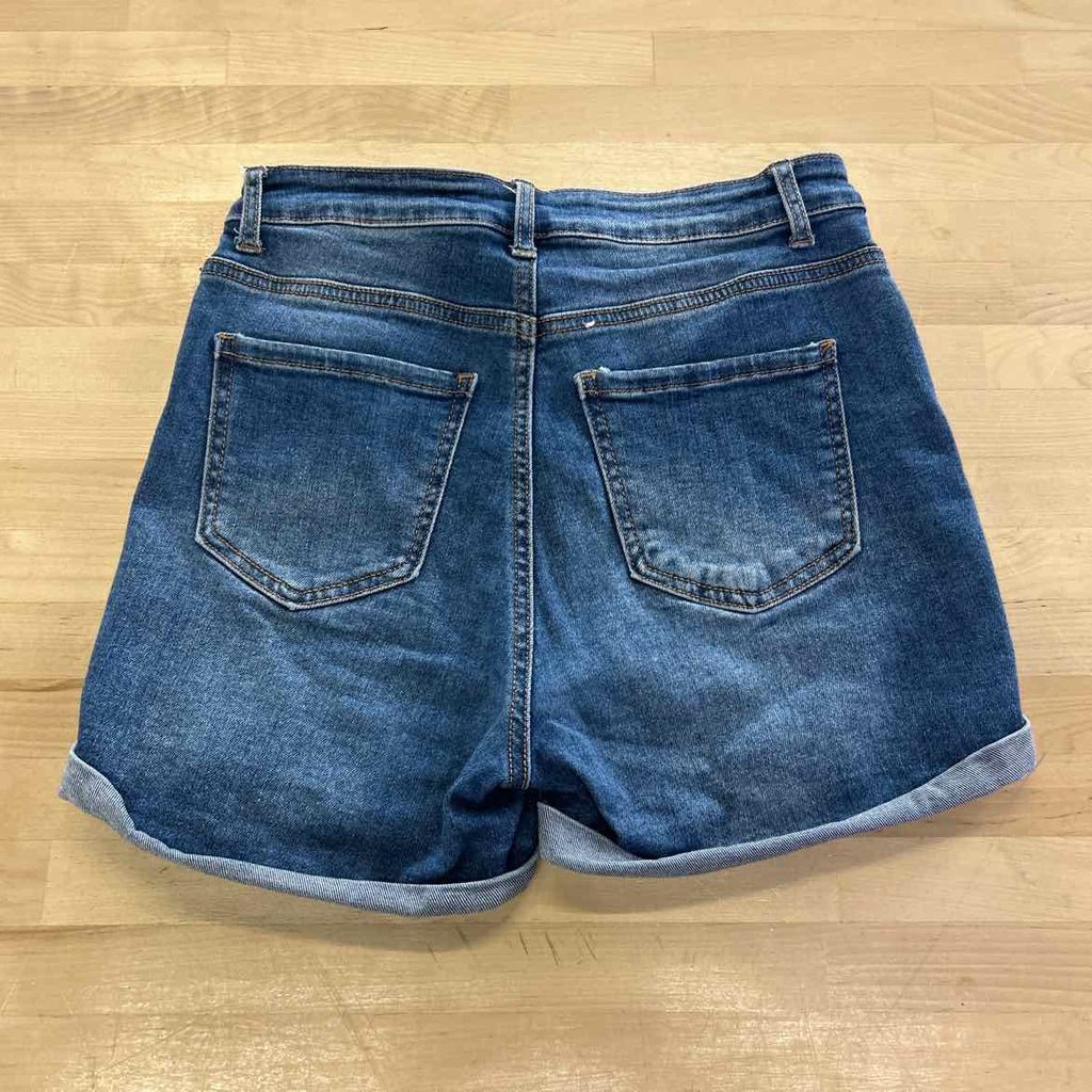 Wax Jean Women Size M Blue Denim Preloved Shorts